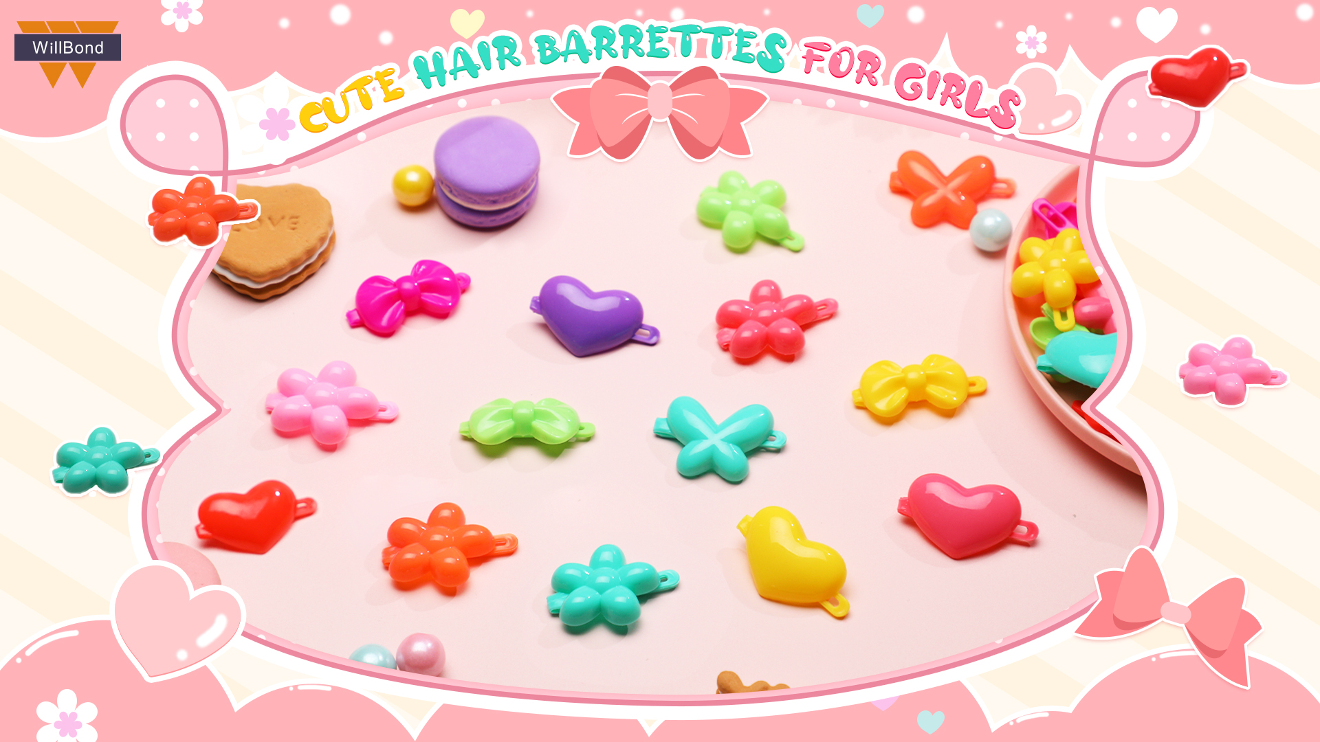 Amazon.com : WILLBOND 100 Pieces Girls Hair Barrettes Self Hinge Amazon.com : WILLBOND 100 Pieces Girls Hair Barrettes Self Hinge
